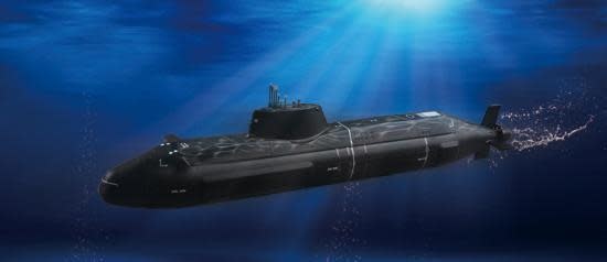 Plastic Kits TRUMPETER 1/350 Scale - HMS Astute Submarine