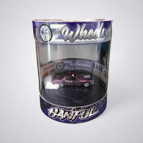 Diecast (w) OZ Wheels 1/64 -Wrapped Hanful Monaro Skid in Cylinder - SINGLES