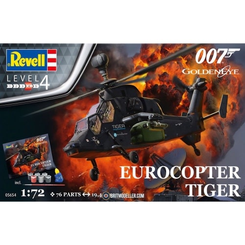 Plastic Kits REVELL Eurocopter Tiger "Golden Eye" - 1/72 Scale