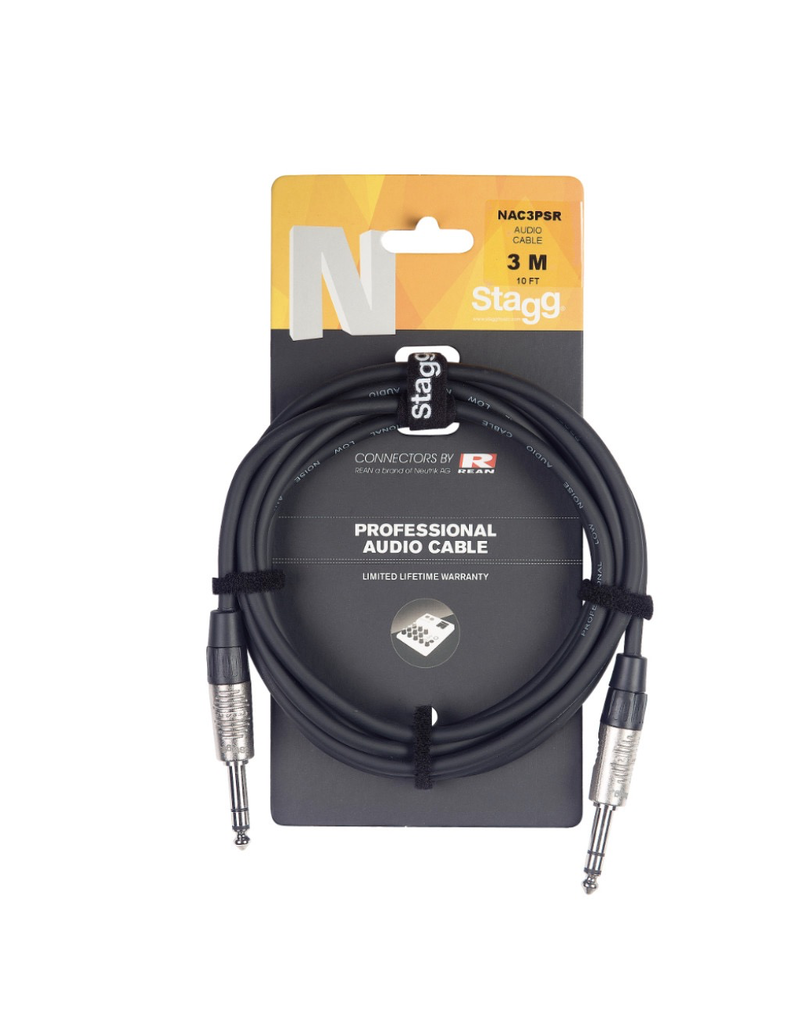 Stagg N series Audio Cable, Jack/Jack 1 m (3')