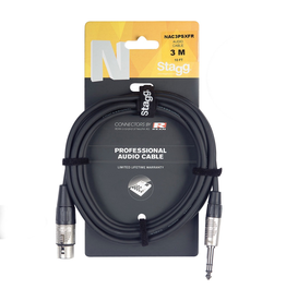 Stagg N series Audio Cable, Jack/XLR, 3 m (10')