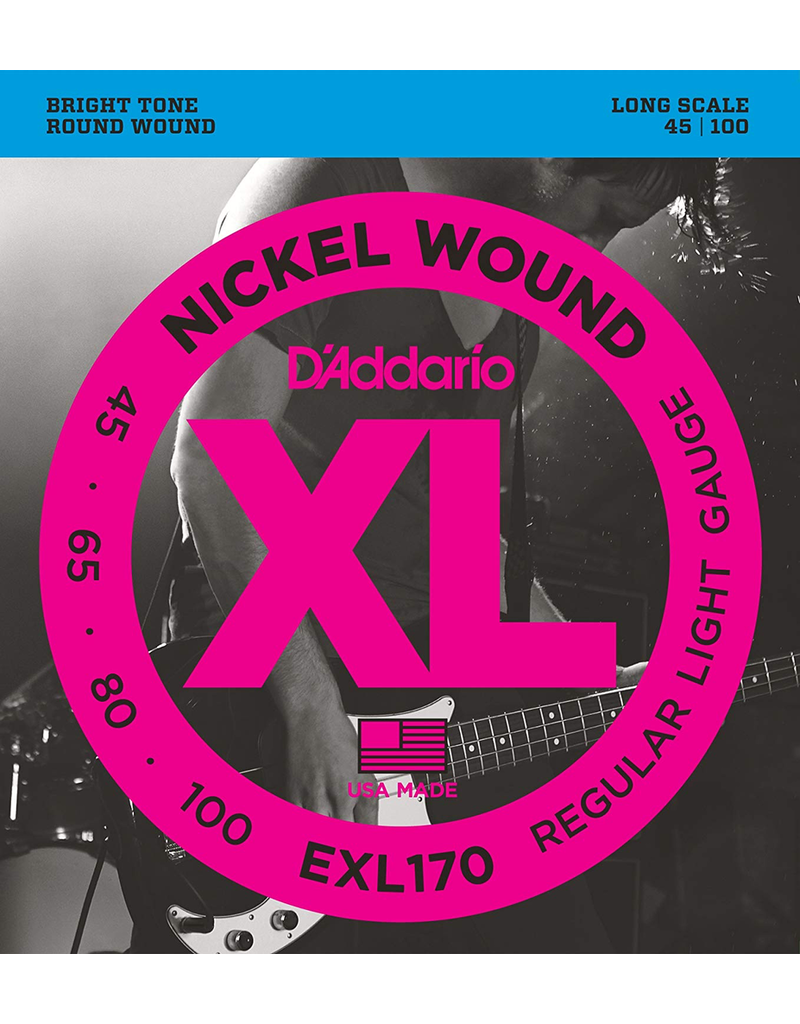 D'addario EXL170 Bass 45-100 Regular/Light