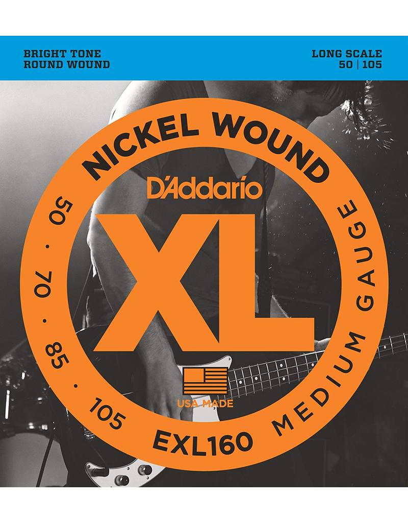 D'addario EXL160 Bass 50-105 Medium