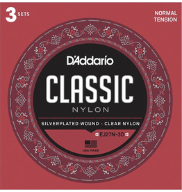 D'addario 3-Sets Nylon Strings Normal Tension