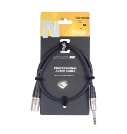 Stagg N series Audio Cable, Jack/XLR, 1 m (3')