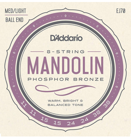 D'addario EJ70 Mandolin Strings 11-38 Medium