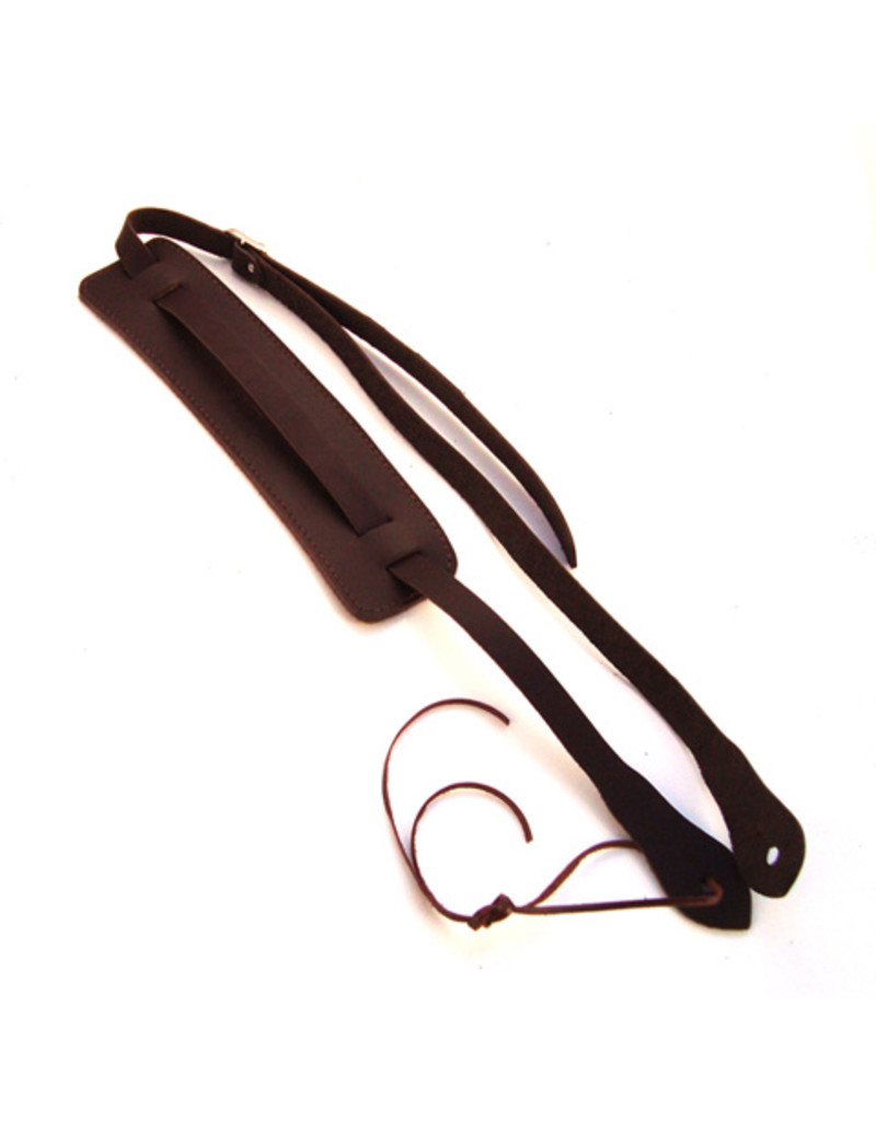 DSL Ukulele Strap Saddle Brown Garment Leather