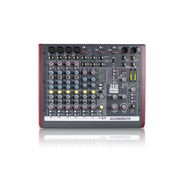 Allen and Heath ZED-10FX - ZED 4 mono/3 stereo ins, 1 aux, 3-band mid-sweep EQ, LR, USB IO, FX