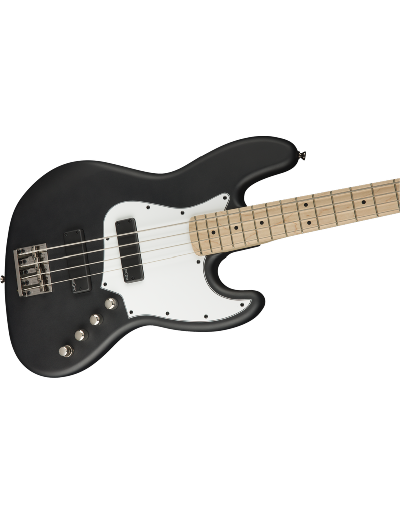 Squier Contemporary Active Jazz Bass HH, Maple Fingerboard, Flat Black