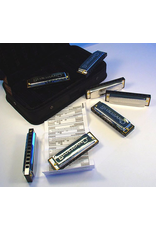 Hohner Blues Band Starter Set 7 Harmonicas in Carry Case - A Bb C D E F G