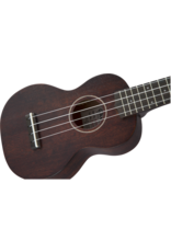 Gretsch G9100-L Soprano Long-Neck Ukulele with Gig Bag, Ovangkol Fingerboard, Vintage Mahogany Stain