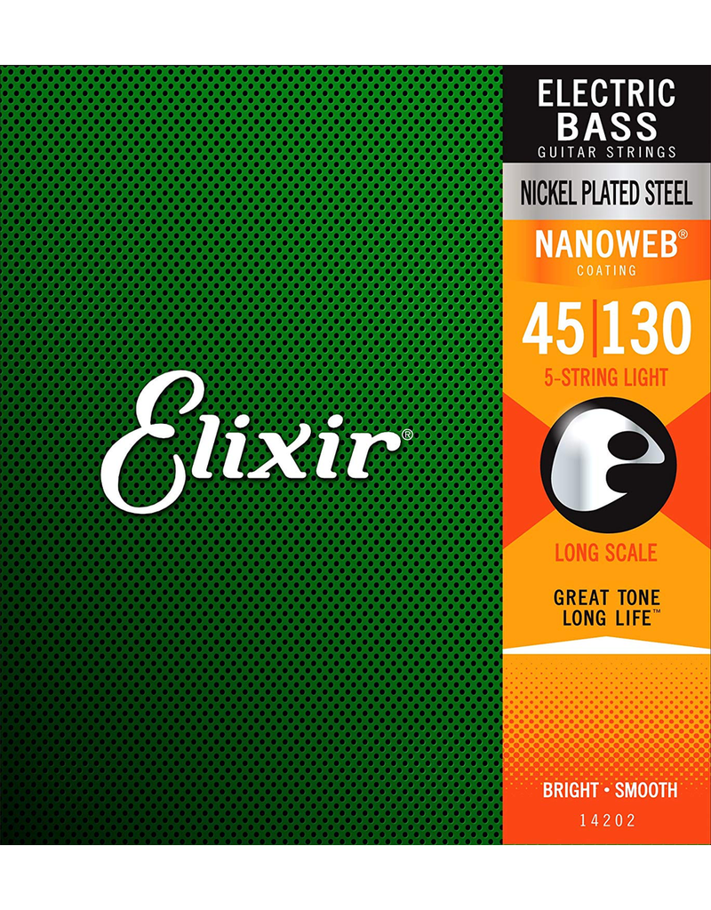 Elixir 45-130 Nanoweb Bass 5st Medium Elixir14202