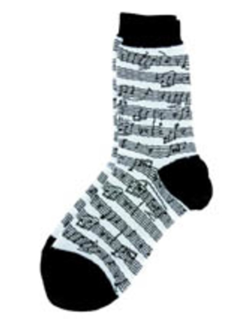 Ladies Socks Sheet Music Black and White