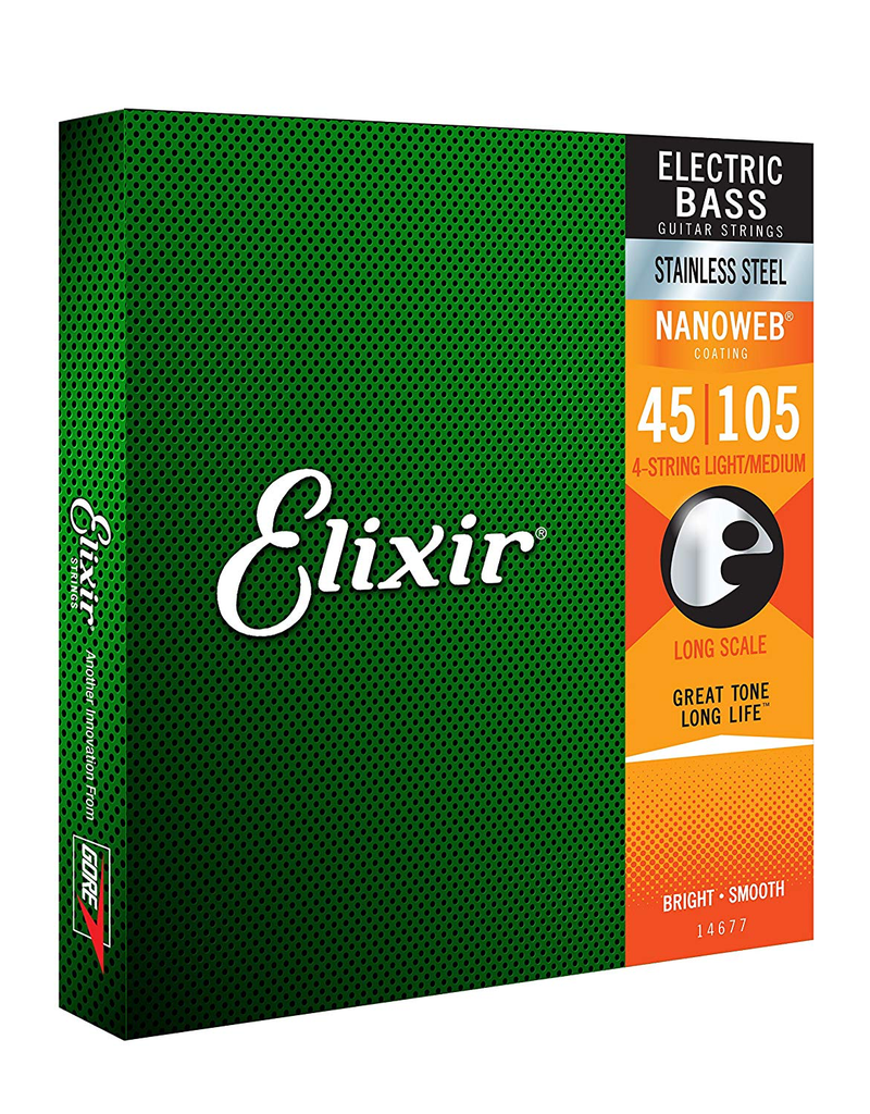 Elixir 45-105 Nanoweb Bass Medium Elixir 14077