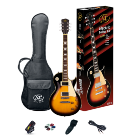 SX LP Style Electric Guitar Kit, Vintage Sunburst