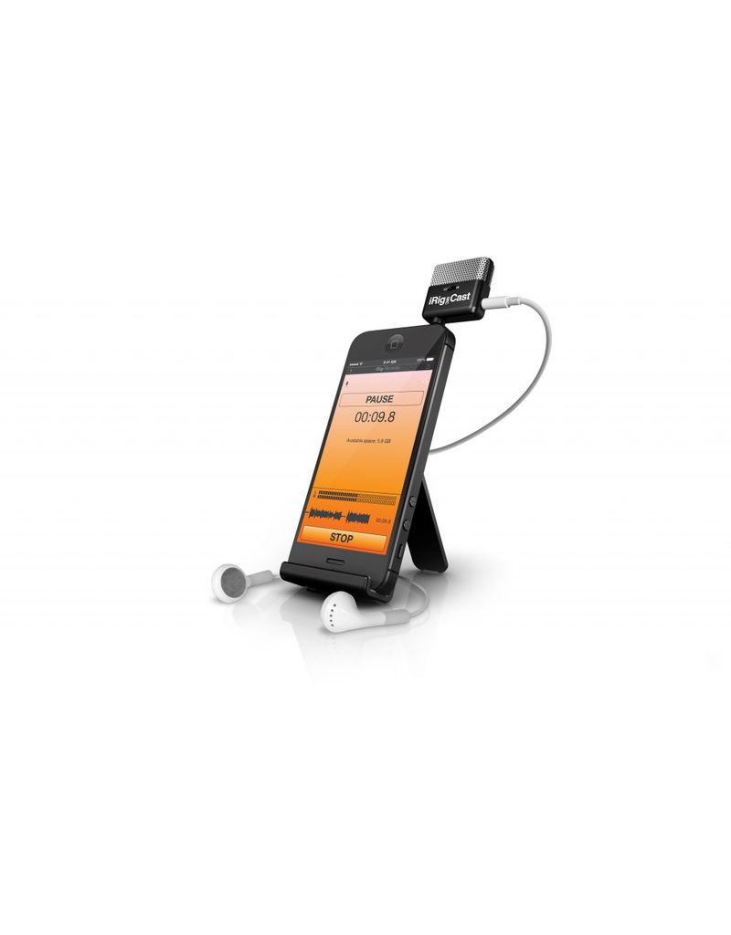 IK Multimedia iRig Mic Cast iPhone, iPod Touch, iPad , Mac/PC