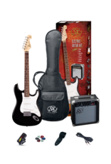 SX 4/4 Guitar Pack - Black + SX10 amp