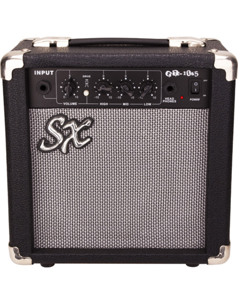 SX 4/4 Guitar Pack - Black + SX10 amp