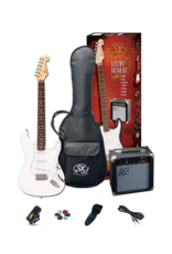 SX 4/4 Guitar Pack - White + SX10 amp