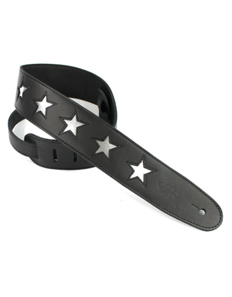 DSL 2.5" Silver Star Strap Metallic finish stars