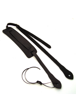 DSL Ukulele Strap Black Garment Leather