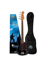 SX 3/4 Scale Bass P-Style with Gig Bag - Black
