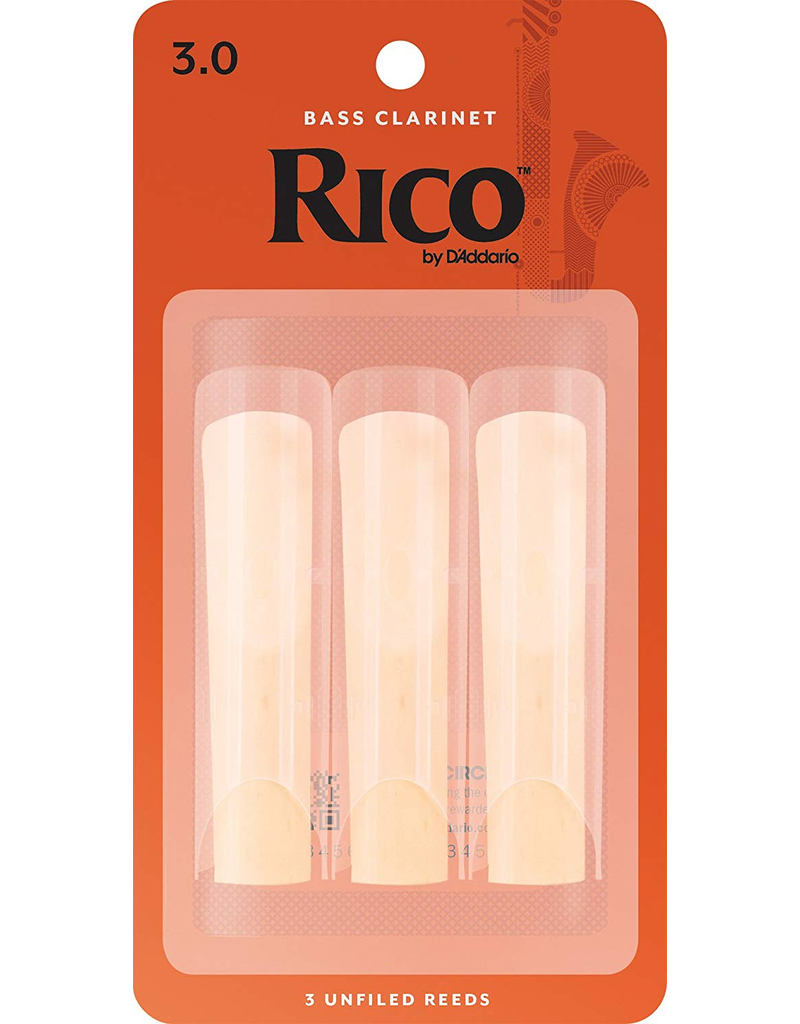 Rico Bass Clarinet Reeds (3 pack)