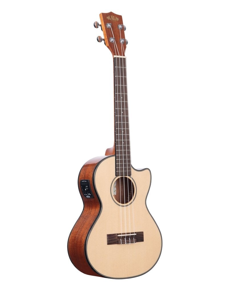 Kala Solid Spruce Tenor + Pickup