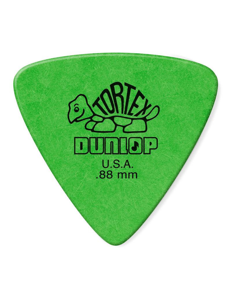 Dunlop Green Tortex Triangles 0.88mm players pack