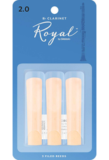 Rico Rico Bb Clarinet Reeds (3 pack) 2.0 Royal(Blue)