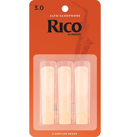 Rico Rico Alto Sax Reeds (3 pack) 3.0 Traditional(Orange)