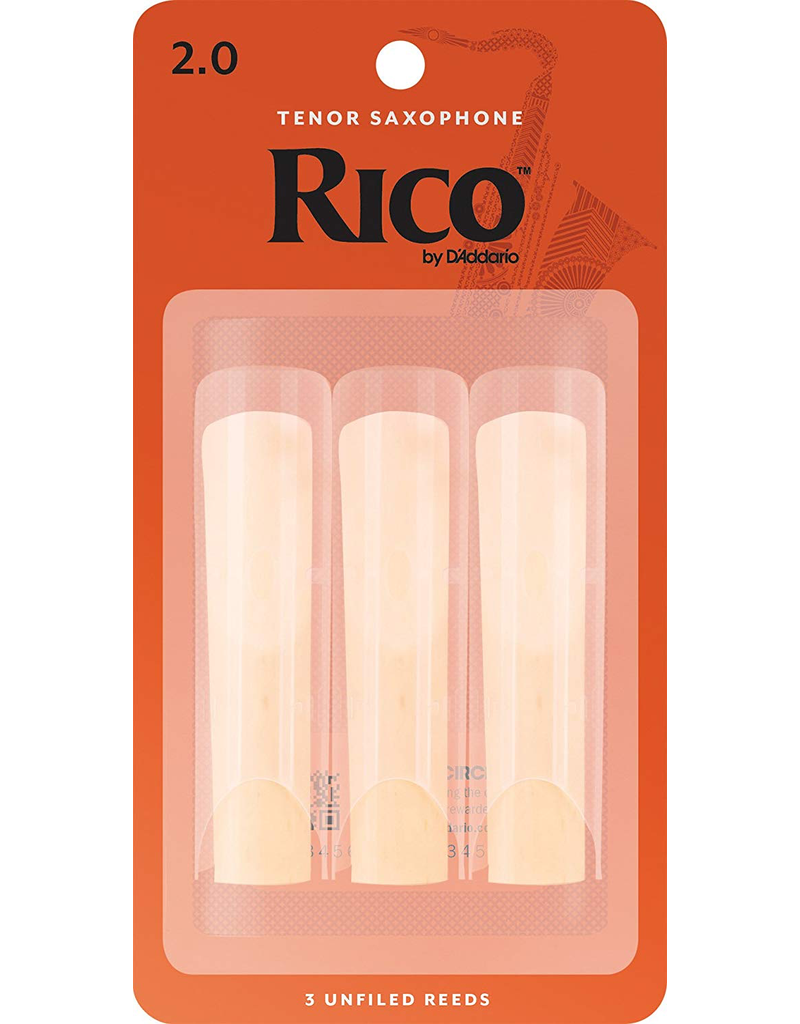 Rico Rico Tenor Sax Reeds (3 pack) 2.0 Standard(Orange)