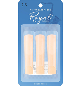 Rico Rico Tenor Sax Reeds (3 pack) 2.5 Royal(Blue)