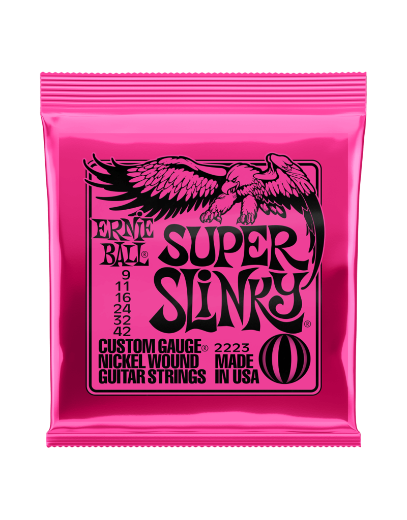 Ernie Ball 9-42 Super Slinky Pink