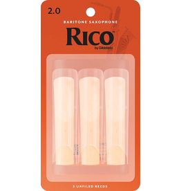 Rico Rico Baritone Sax Reeds (3) 2.0 Traditional (Orange)