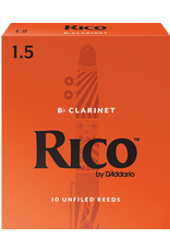 Rico Rico Bb Clarinet Reeds (10 pack) 1.5 Standard (Orange)