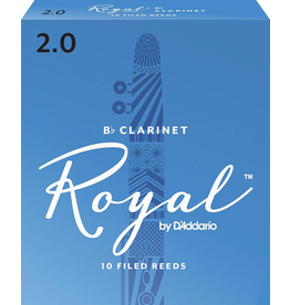 Rico Rico Bb Clarinet Reeds (10 pack) 2.0 Royal (Blue)