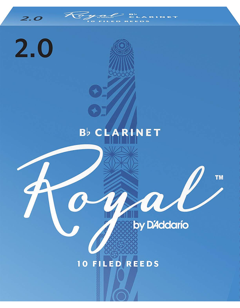 Rico Rico Bb Clarinet Reeds (10 pack) 2.0 Royal (Blue)