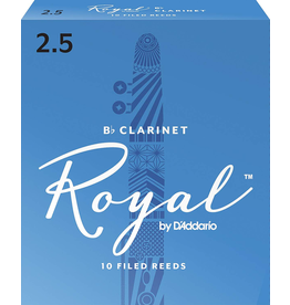 Rico Rico Bb Clarinet Reeds (10 pack) 2.5 Royal (Blue)