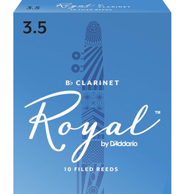 Rico Rico Bb Clarinet Reeds (10 pack) 3.5 Royal (Blue)