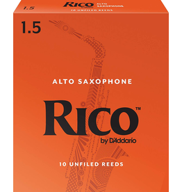 Rico Rico Alto Sax Reeds (10 Pack) 1.5 Standard (Orange)