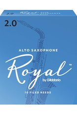 Rico Rico Alto Sax Reeds (10 Pack) 2.0 Royal (Blue)