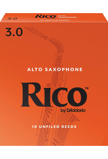 Rico Rico Alto Sax Reeds (10 Pack) 3.0 Standard (Orange)