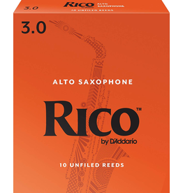 Rico Rico Alto Sax Reeds (10 Pack) 3.0 Standard (Orange)