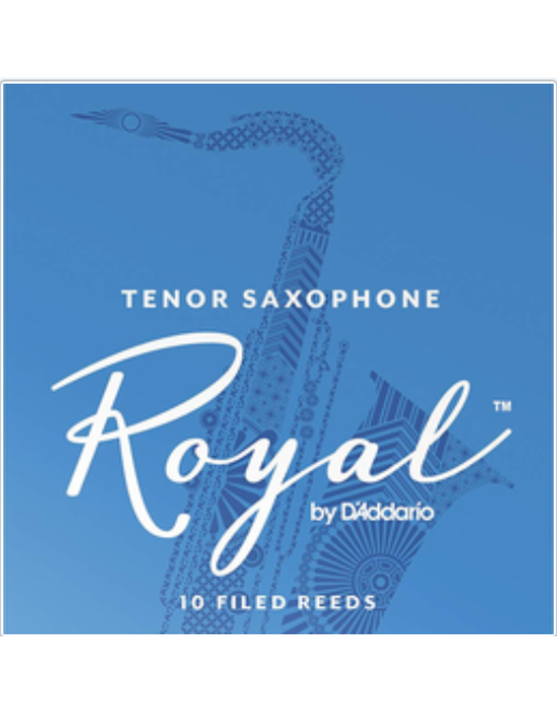 Rico Rico Tenor Sax Reeds (10 Pack) 3.0 Royal (Blue)