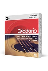 D'addario 3-Sets EJ17 Acoustic 13-56 Medium