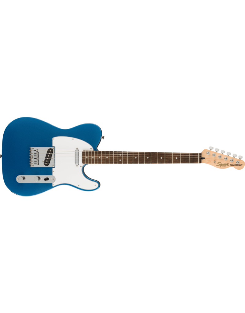 Squier Affinity Series Telecaster, Laurel Fingerboard, White Pickguard, Lake Placid Blue