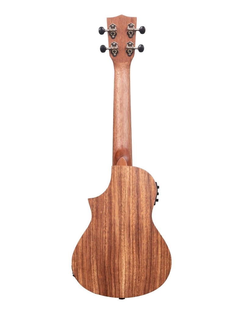 Kala Teak Concert w/ Pick Up + Cutaway