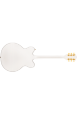Gretsch G5422GLH Electromatic Classic Hollow Body Double-Cut with Gold Hardware, Snowcrest White  Left-Handed