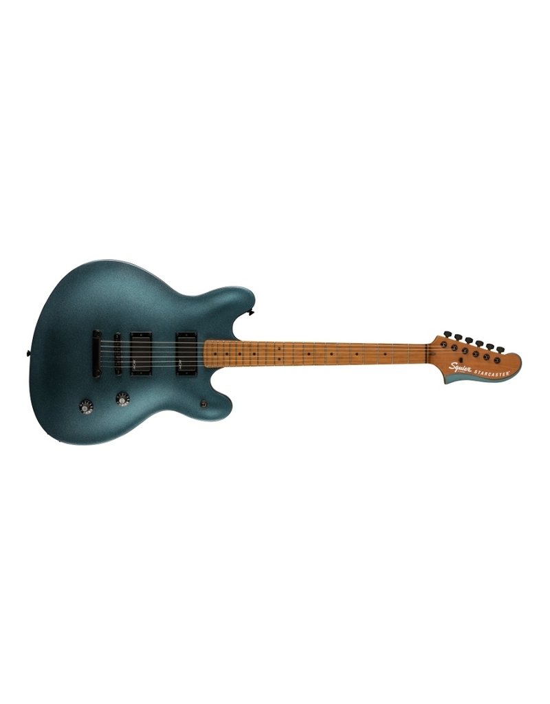 Squier Contemporary Active Starcaster, Roasted Maple Fingerboard, Gunmetal Metallic